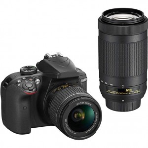 18-55mm f/3.5-5.6G VR + 70-300mm f/4.5-6.3G ED Lens + 64GB, Deluxe Accessory Bundle and Xpix Cleaning Accessories 