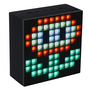 Bluetooth 4.0 Smart LED Speaker with APP Control for Pixel Art Creation (Black) 