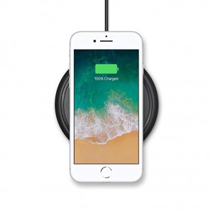  Wireless Charge Pad - Apple Optimized - 7.5W Qi Wireless Technology - Black