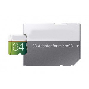  64GB 100MB/s (U3) MicroSDXC EVO Select Memory Card with Adapter (MB-ME64GA/AM)